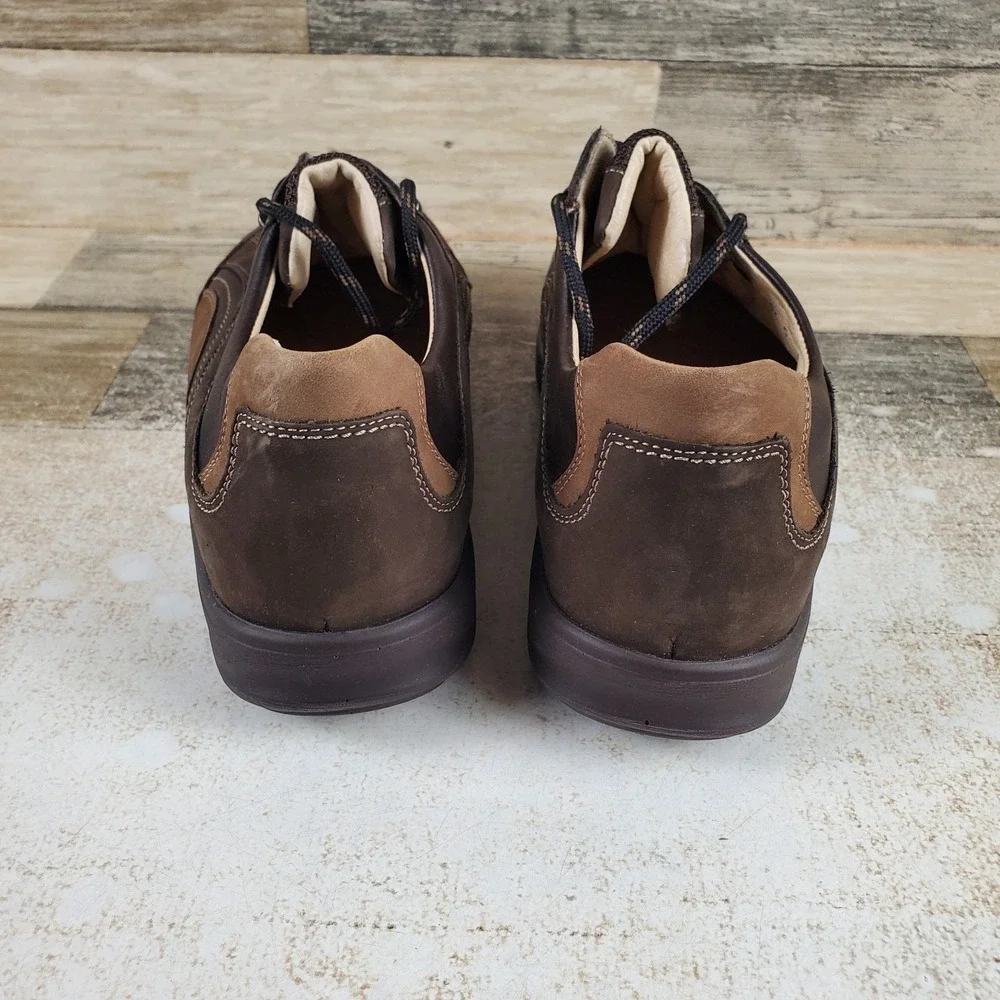 Waldlaufer Dynamic Womens Walking Shoes Sz 7 (UK 5) Brown Leather Lace-Up